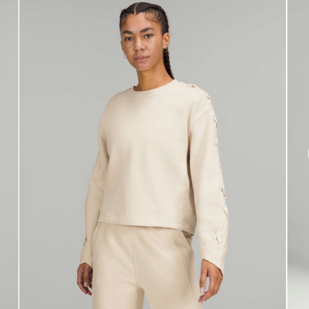 Lululemon Braided Sleeve Pullover